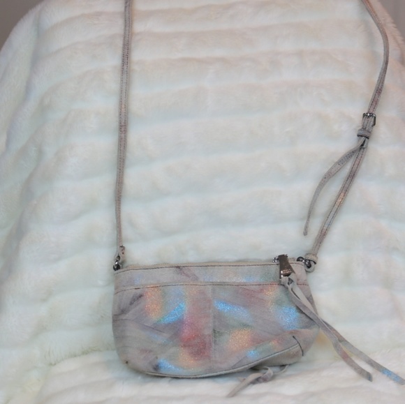 Aimee Kestenberg Handbags - Aimee Kestenberg suede crossbody zipper pouch bag